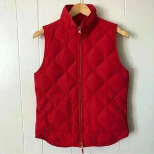 J.Crew Full Zip 2 Pockets 60% Down Puffer Quilted Vest Size XS